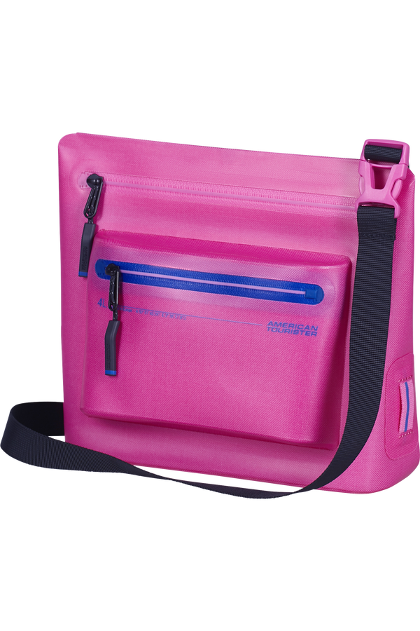 Colourdry M Skulderveske | American Tourister Colourdry Shoulder Bag M  Electric Fuchsia