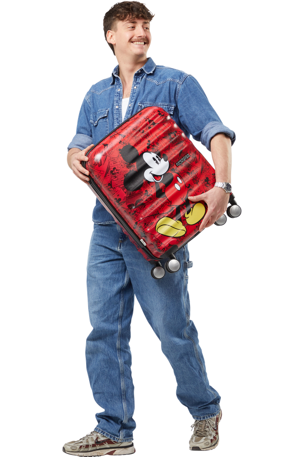 American Tourister Disney Wavebreaker Spinner TSA Disney Fl 55cm  Mikke Mus Rød American Tourister Disney Wavebreaker Spinner TSA Disney Fl 55cm  Mikke Mus Rød