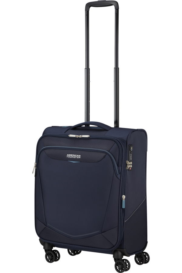 American Tourister SummerRide Spinner S EXP TSA 55cm Marineblå