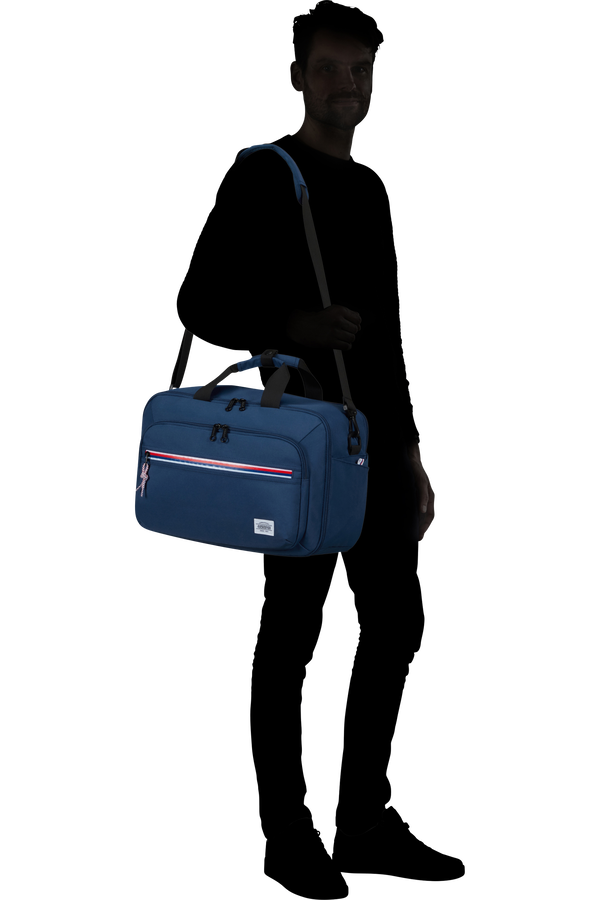 American Tourister UpBeat 3-Way Boarding Bag  Marineblå