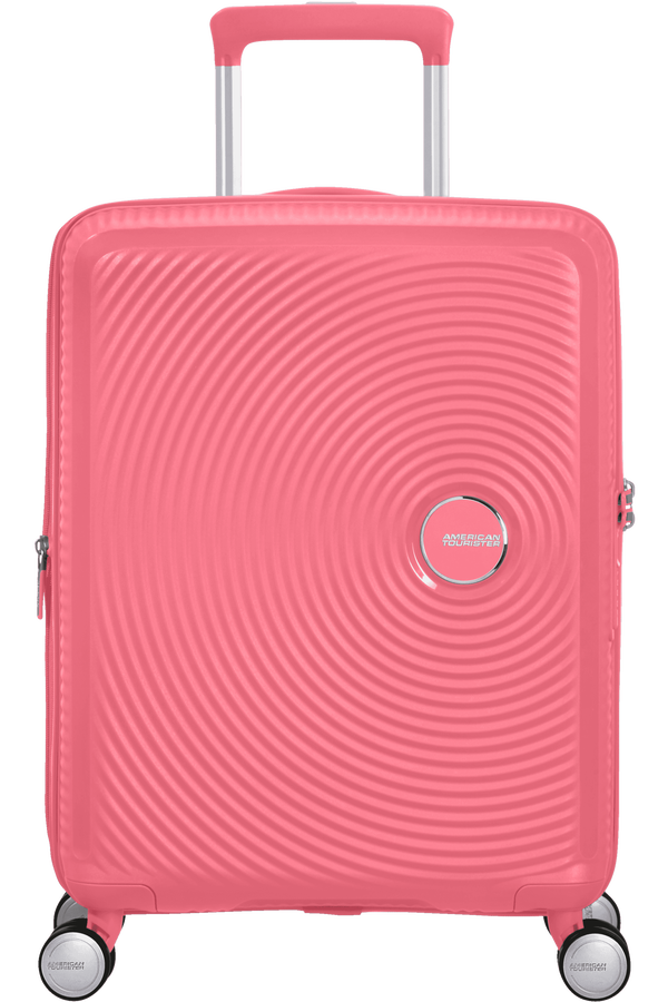 American Tourister Soundbox Spinner Expandable 55cm  Sun Kissed Coral