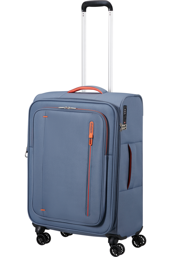 American Tourister Cloudrider Spinner EXP TSA M  Gråblå