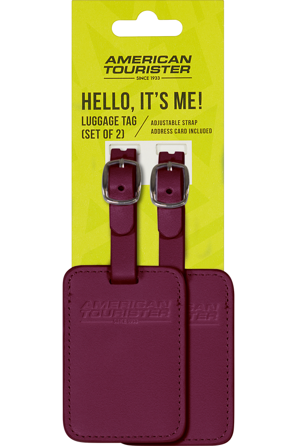 Luggage Tags Bagasjemerke &ndash; Sett med 2 stk