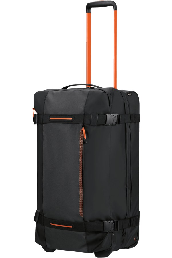 American Tourister Urban Track Duffle with Wheels Lmtd M  Svart/Oransje