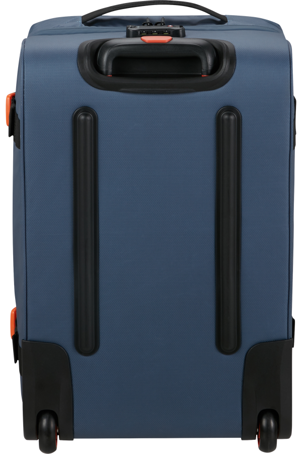 American Tourister Urban Track Duffle with Wheels Coated S  Marineblå/Oransje American Tourister Urban Track Duffle with Wheels Coated S  Marineblå/Oransje