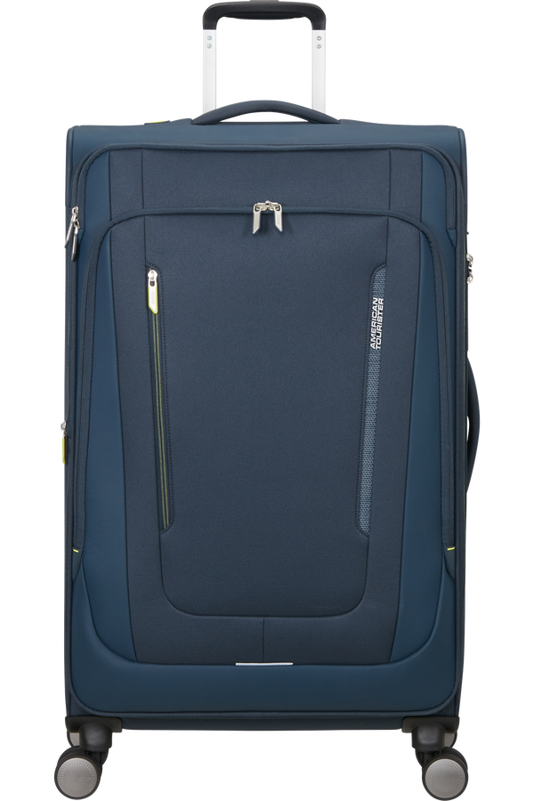 American Tourister Wanderlite Spinner EXP TSA L  Mørk marine