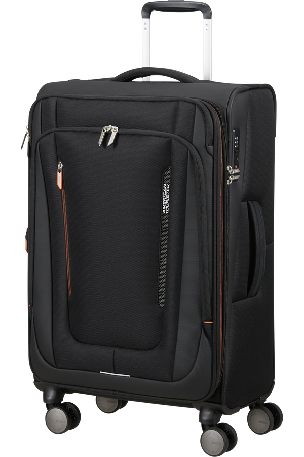 American Tourister Wanderlite Spinner EXP TSA M  Shadow Black