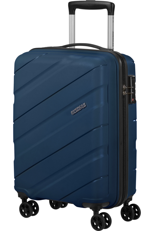 Jetdriver 3.0 55cm Koffert med 4 hjul | American Tourister Jetdriver 3.0 Spinner 55/20 TSA 55cm  Marinebl&aring;