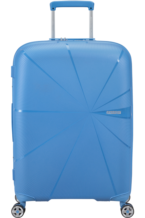 American Tourister Starvibe Spinner Expandable TSA 67cm Tranquil Blue