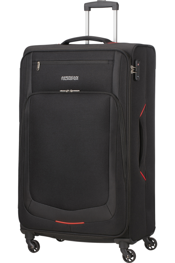 American Tourister Summer Session Spinner TSA L  Black/Red