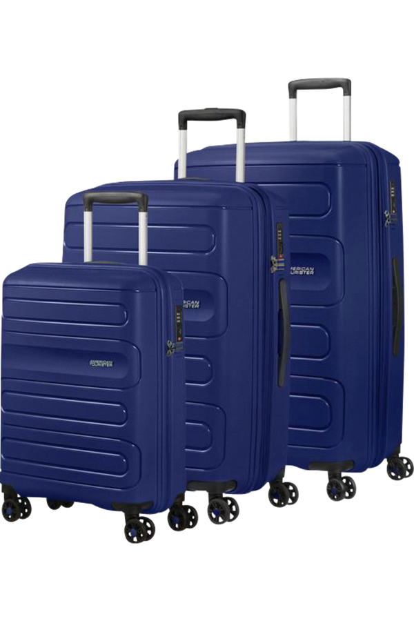 American Tourister Sunside 3 Pc Set C Mørk marine