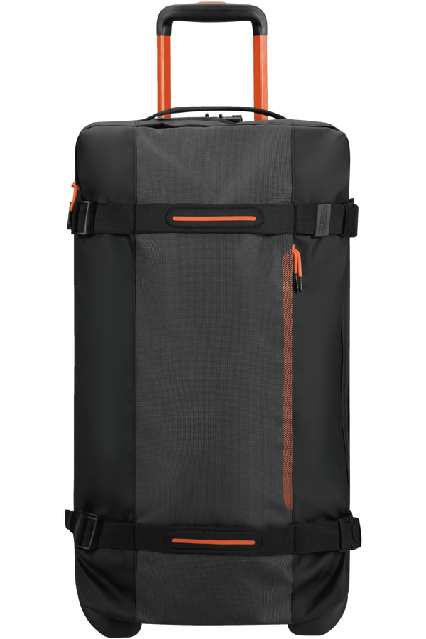 American Tourister Urban Track Duffle with Wheels Lmtd M  Svart/Oransje