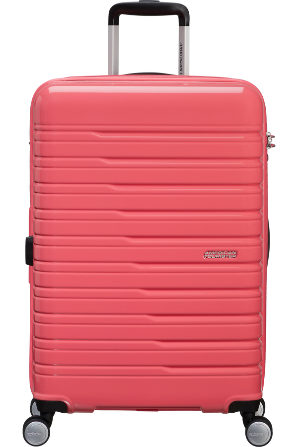 American Tourister Flashline Pop Spinner Exp TSA 67cm Coral Pink