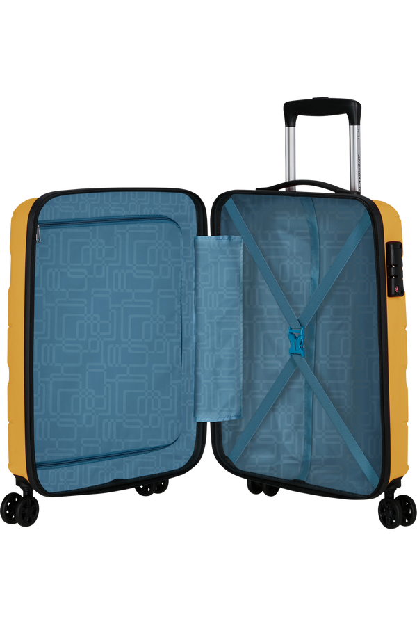 Jetdriver 3.0 55cm Koffert med 4 hjul | American Tourister Jetdriver 3.0 Spinner 55/20 TSA 55cm  Banana Cream