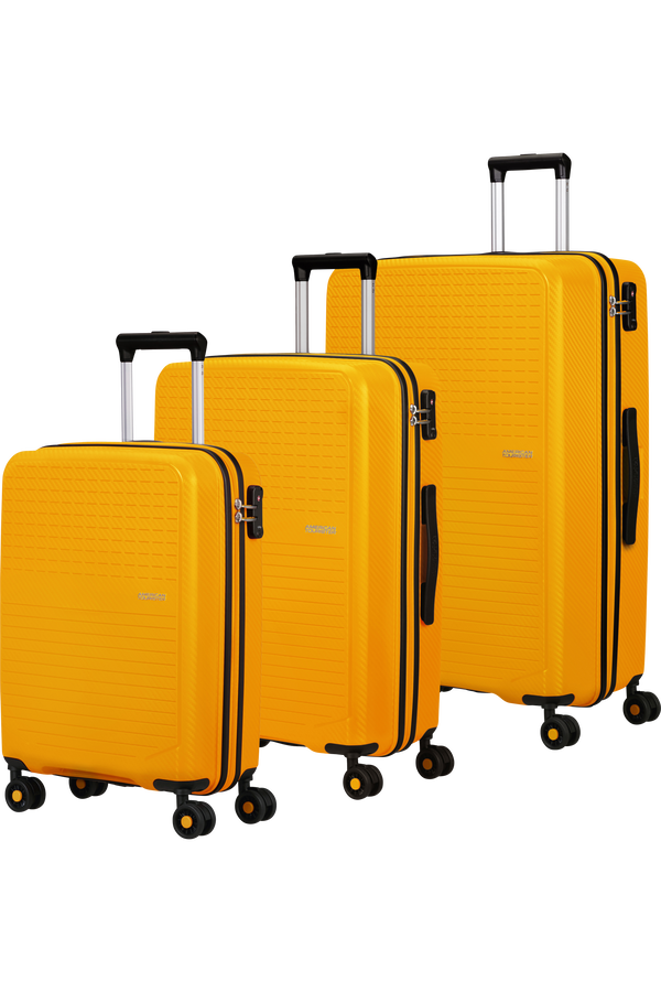 American Tourister Summer Hit Luggage set - 3 Pieces  Golden Yellow
