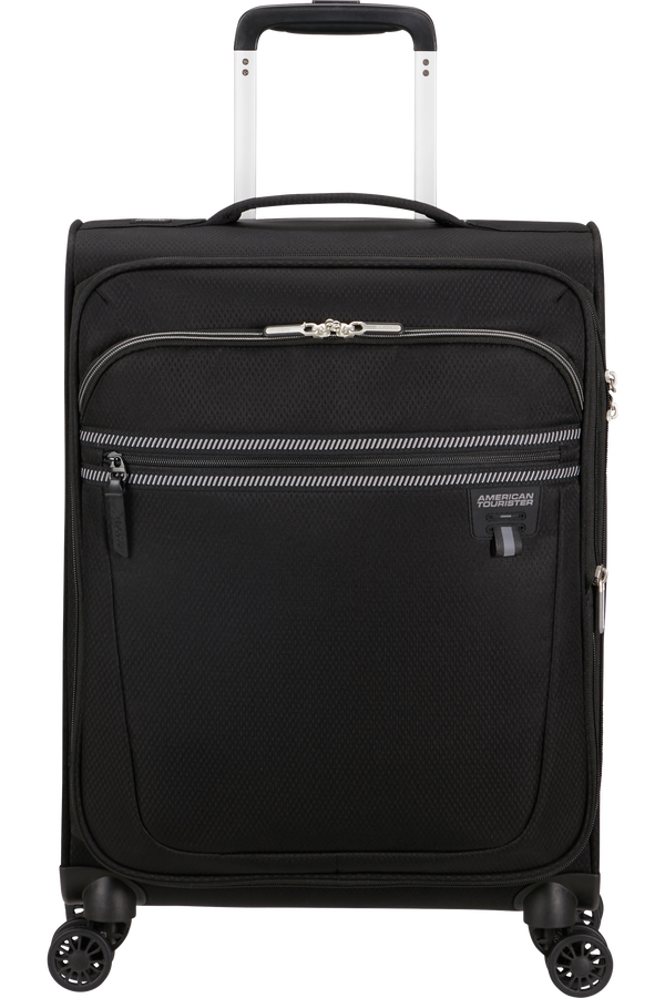 American Tourister Aerospin Spinner Expandable S  Svart
