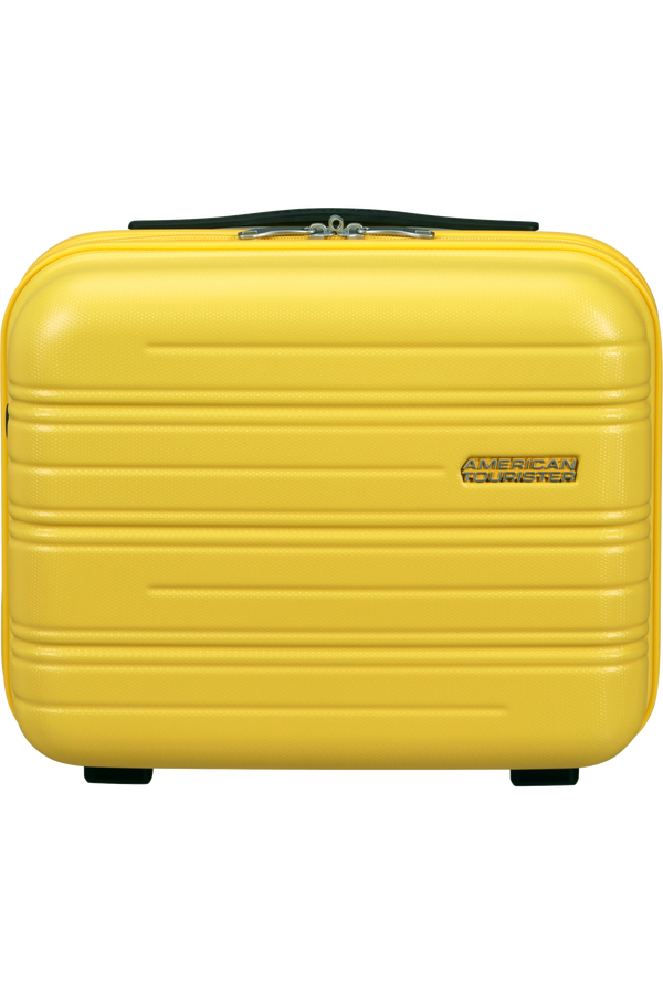 American Tourister High Turn Beauty Case  Matt Yellow