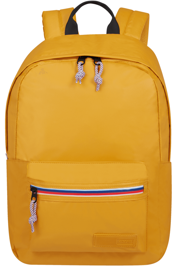 American Tourister Upbeat Pro Backpack Zip Coated Yellow