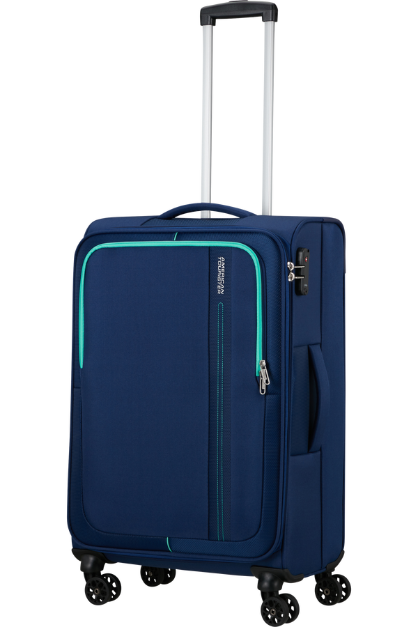 American Tourister Sea Seeker Spinner 68/25 Tsa 68cm  Marinebl&aring;