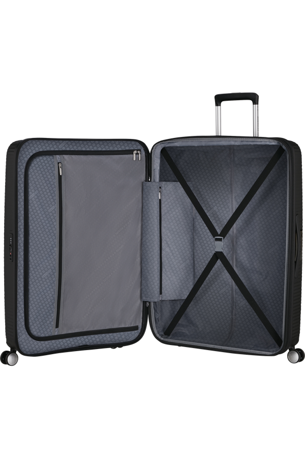 American Tourister SoundBox Spinner TSA Expandable 80cm  Dyp svart American Tourister SoundBox Spinner TSA Expandable 80cm  Dyp svart