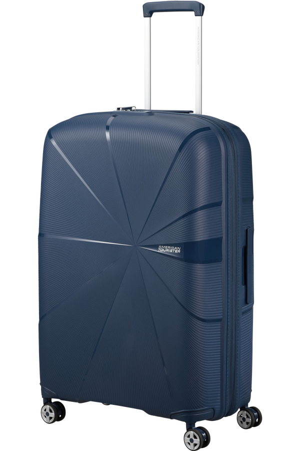 American Tourister Starvibe Spinner Expandable 77cm Marineblå American Tourister Starvibe Spinner Expandable 77cm Marineblå