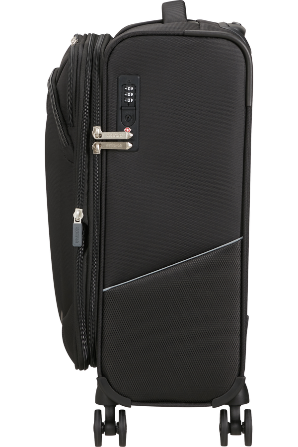 American Tourister SummerRide Spinner Expandable TSA 55cm L35  Svart American Tourister SummerRide Spinner Expandable TSA 55cm L35  Svart