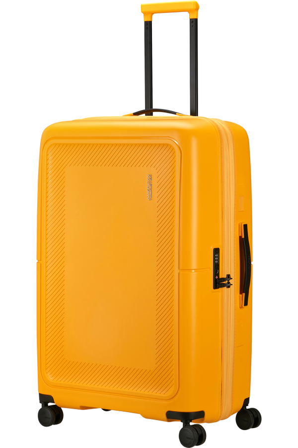 American Tourister DashPop Spinner Expandable TSA 77cm Golden Yellow American Tourister DashPop Spinner Expandable TSA 77cm Golden Yellow