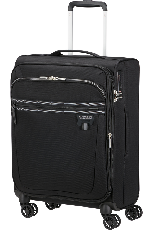 American Tourister Aerospin Spinner Expandable S  Svart