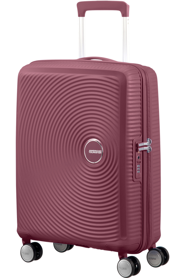 American Tourister Soundbox Spinner TSA Expandable 55cm  Dark Burgundy American Tourister Soundbox Spinner TSA Expandable 55cm  Dark Burgundy
