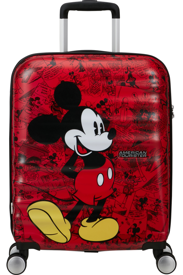 American Tourister Disney Wavebreaker Spinner TSA Disney Fl 55cm  Mikke Mus Rød