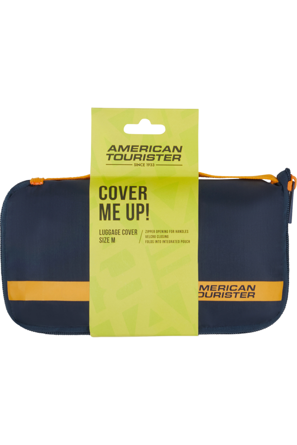 American Tourister American Tourist. Ta Foldable Luggage Cover M  Marinebl&aring;/Oransje