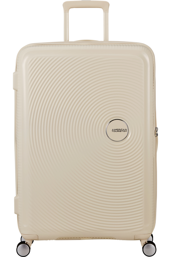 American Tourister SoundBox Spinner TSA Expandable 77cm  Coconut Sand
