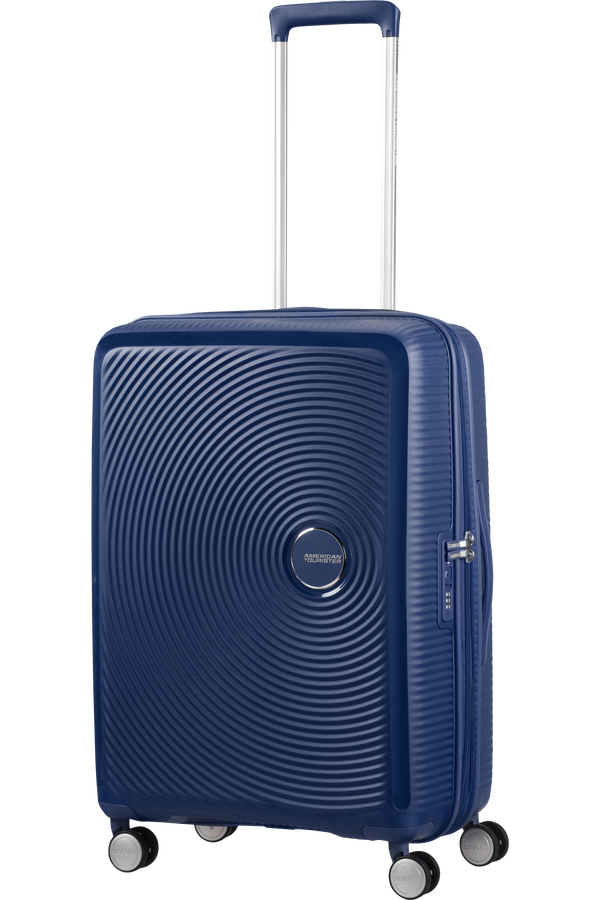 American Tourister Soundbox Spinner Expandable 67cm Midnight Navy American Tourister Soundbox Spinner Expandable 67cm Midnight Navy