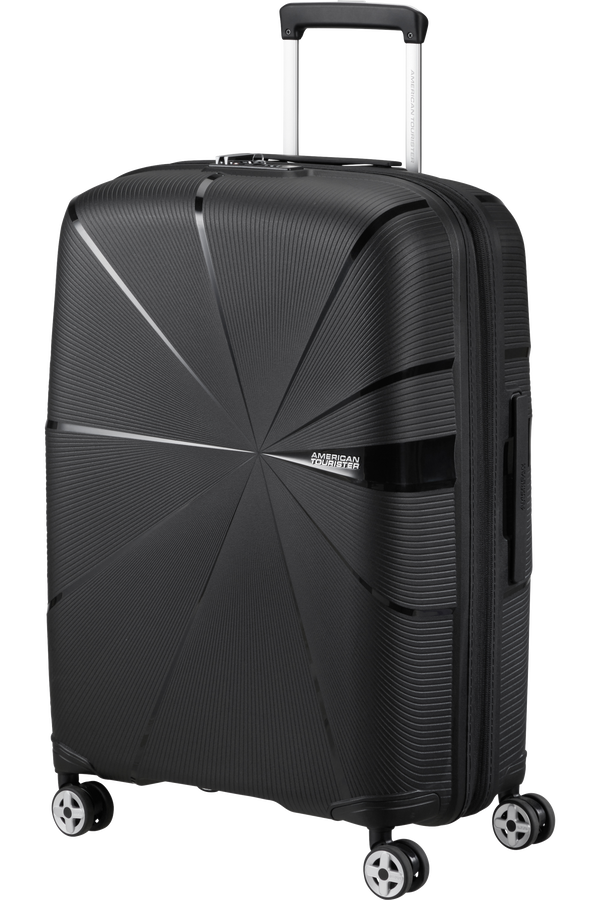 American Tourister Starvibe Spinner Expandable TSA 67cm Svart