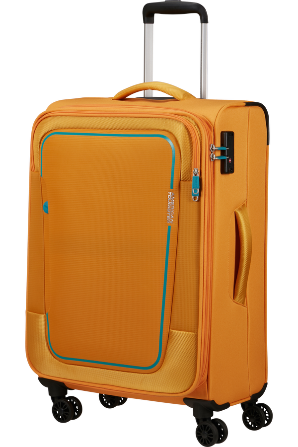 American Tourister Pulsonic Spinner Expandable 68cm  Gul