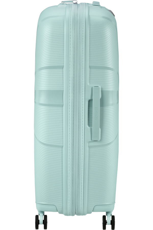 American Tourister StarVibe Spinner Expandable TSA 77cm  Metallic Surf Blue