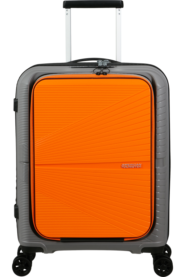 American Tourister Airconic Spinner Frontloader 15.6' 55cm  Gr&aring;/Oransje