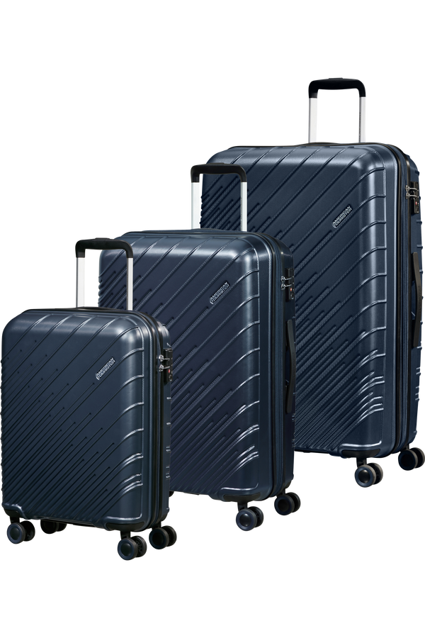 American Tourister Speedstar 3 PC SET A  Dyphavsblå