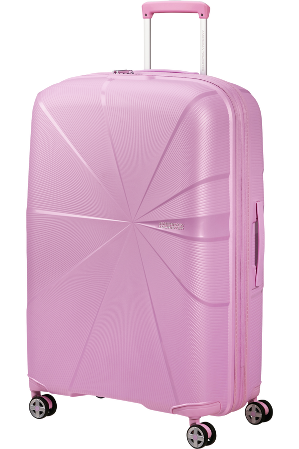 American Tourister StarVibe Spinner Expandable TSA 77cm  Metallic Pastel Lavender