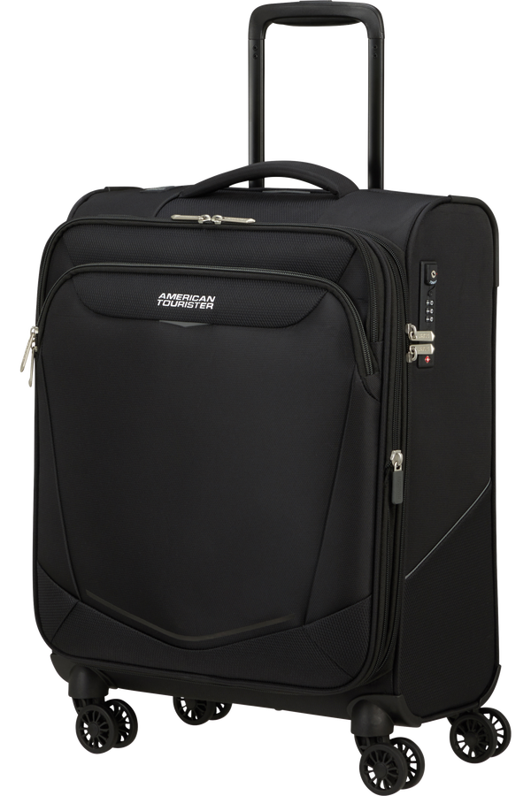 American Tourister SummerRide Spinner S EXP TSA 55cm Svart American Tourister SummerRide Spinner S EXP TSA 55cm Svart
