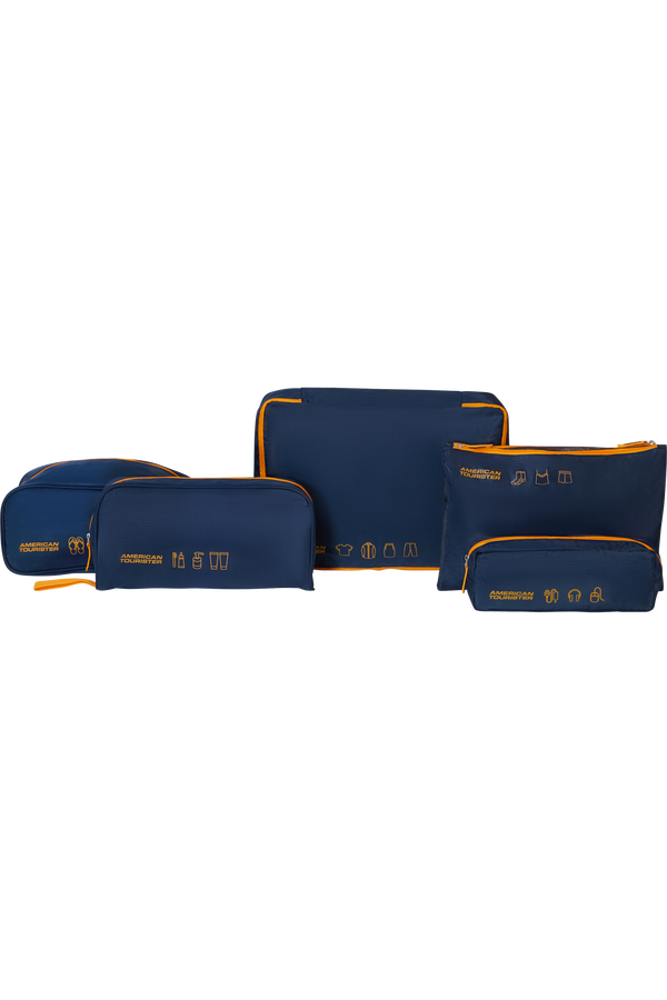 American Tourister American Tourist. Ta Packing Organizers 5Pcs  Marinebl&aring;/Oransje