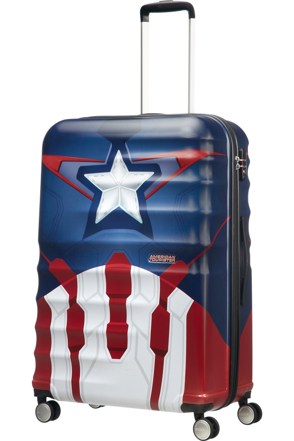 American Tourister Wavebreaker Disney Spinner 77cm  Captain America Close-Up American Tourister Wavebreaker Disney Spinner 77cm  Captain America Close-Up