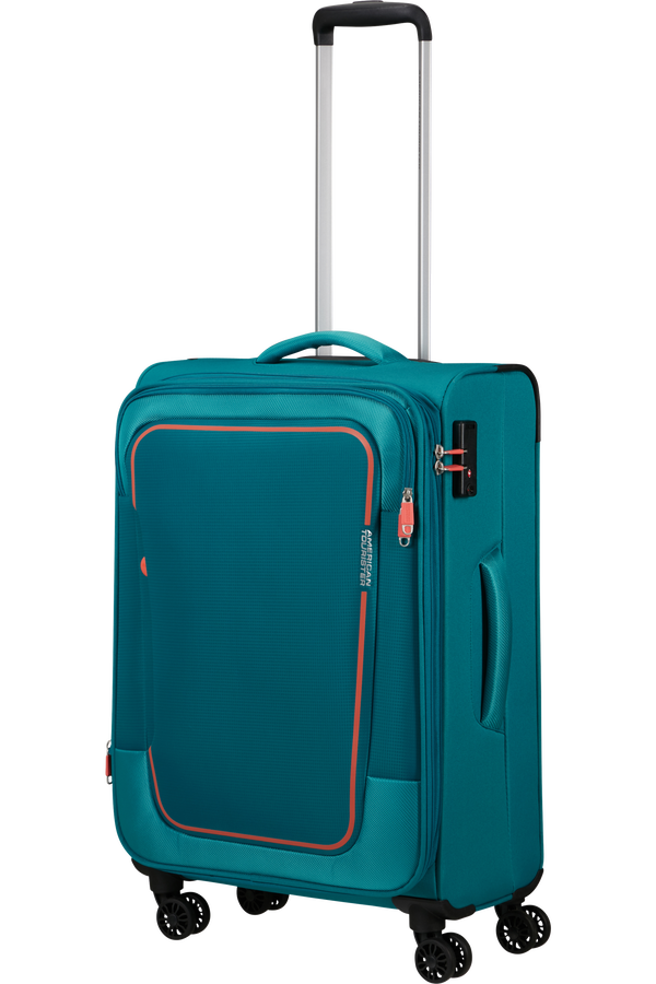 American Tourister Pulsonic Spinner Expandable 68cm  Stone Teal