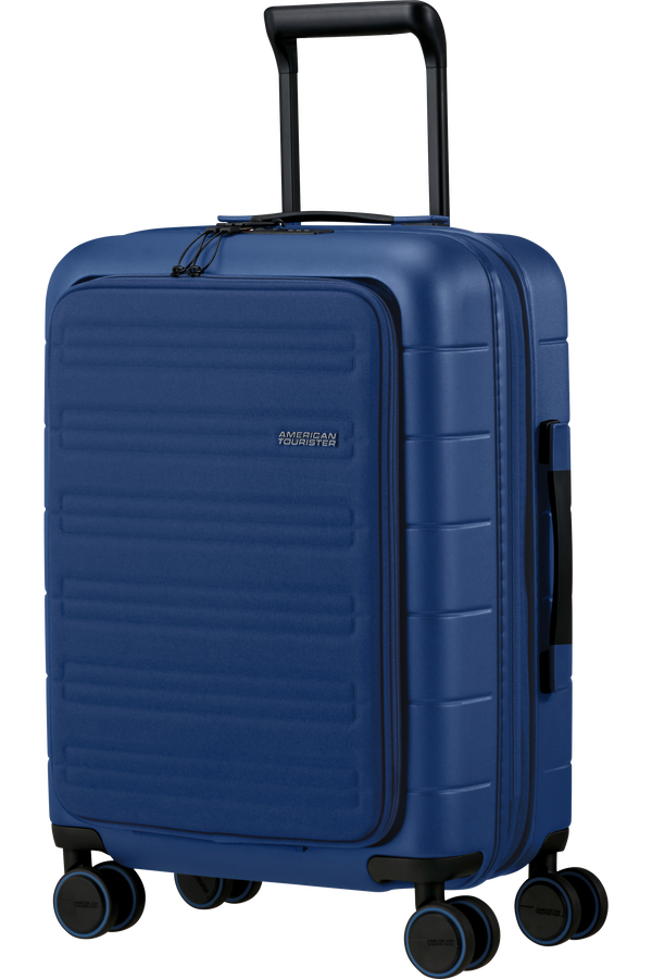 American Tourister Novastream Spinner TSA Exp. Smart 55cm  Navy Blue American Tourister Novastream Spinner TSA Exp. Smart 55cm  Navy Blue