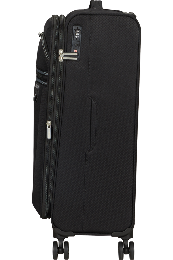 American Tourister Aerospin Spinner Expandable M  Svart American Tourister Aerospin Spinner Expandable M  Svart