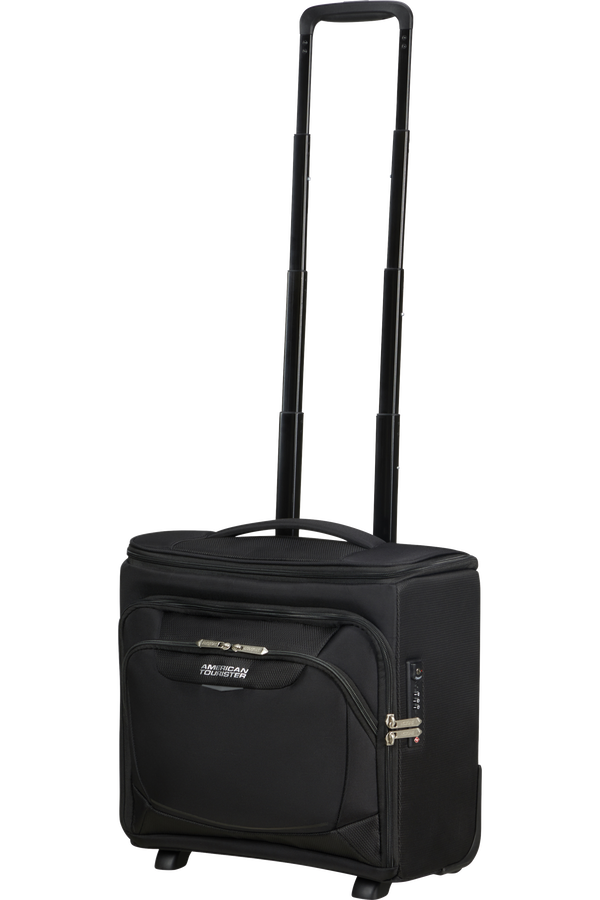 American Tourister SummerRide Upright Underseater Expandable Tsa Svart American Tourister SummerRide Upright Underseater Expandable Tsa Svart