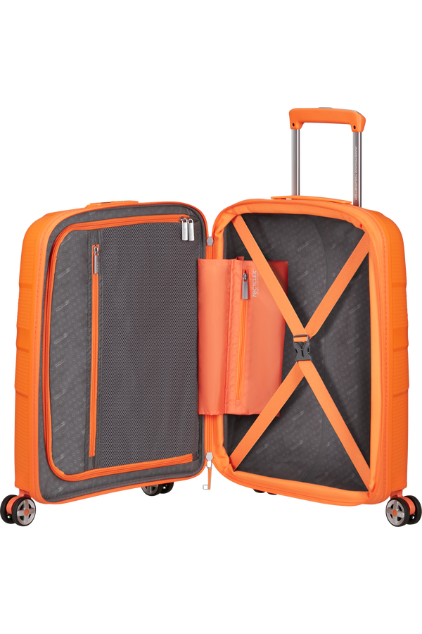 American Tourister Starvibe Spinner Expandable TSA 55cm Papaya Smoothie