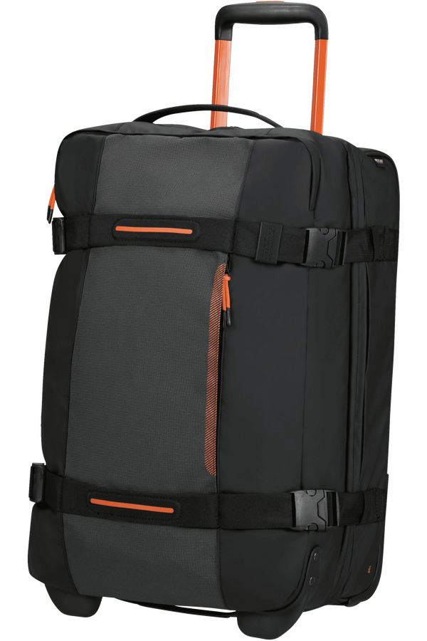 American Tourister Urban Track Duffle with Wheels Lmtd S  Svart/Oransje