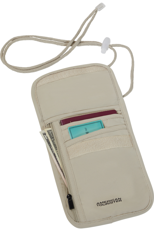 American Tourister American Tourist. Ta RFID Security Neck Pouch  Sand
