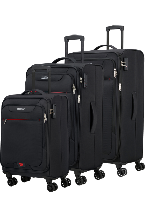 American Tourister Street Roll 3 Pc Set B  Svart